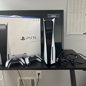 Used PS5 Disc Version with 2 controllers (GREAT CONDITION)